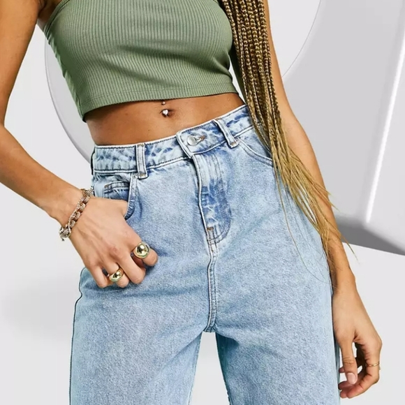 ASOS Denim - ASOS Design High Rise Original Mom Jeans 30x32